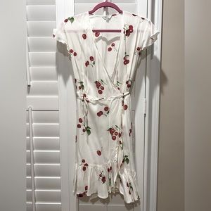 Cherry Wrap Dress